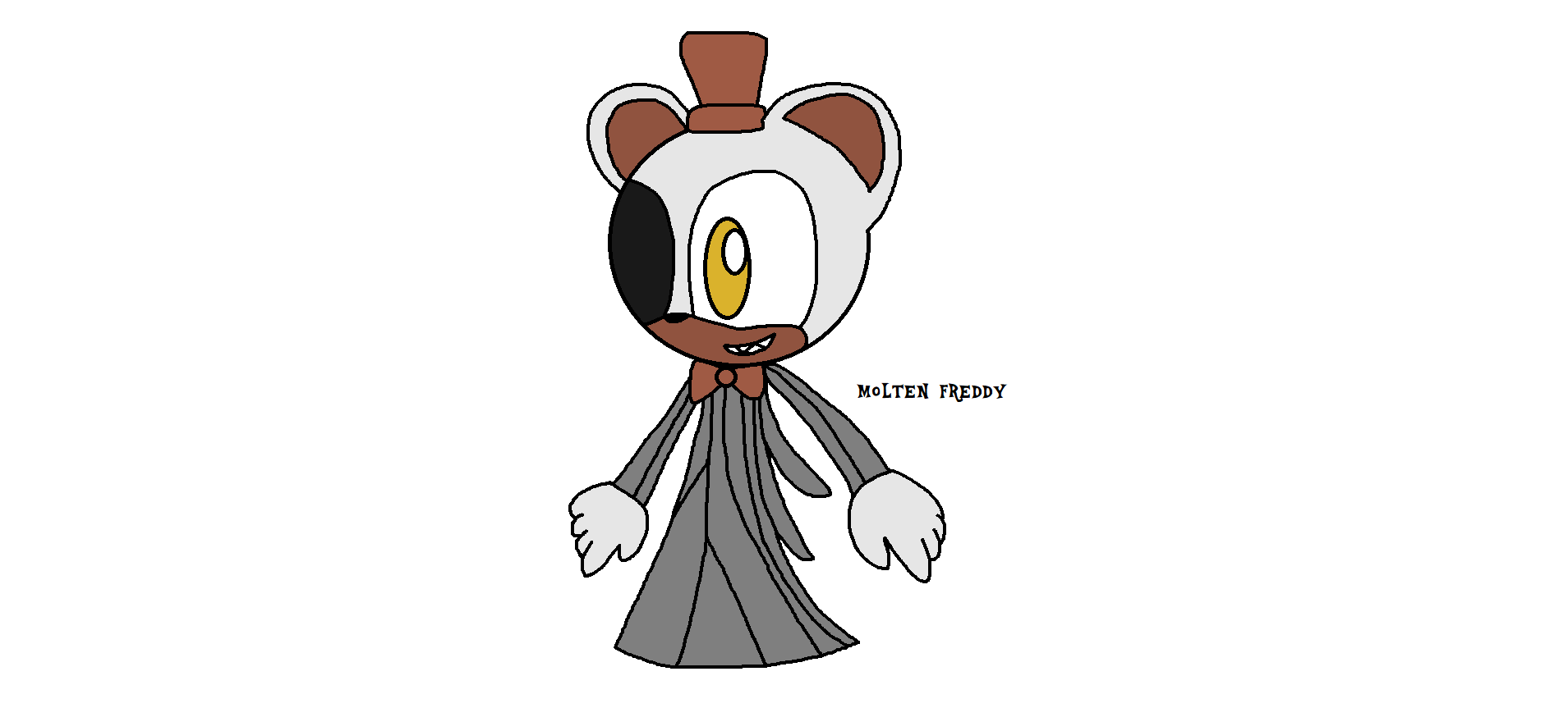 RandomFandom12 on X: Molten Freddy as a Sonic styled character, Bonus: My  7th Fnaf x Sonic the Hedgehog crossover picture (Also featuring Willy's  Wonderland)  / X