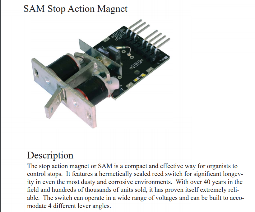 interesting. Syndyne, who still makes this stuff, has some rocker tabs and it turns out they mount on Stop Action Magnets, which are reed switches with solenoid control