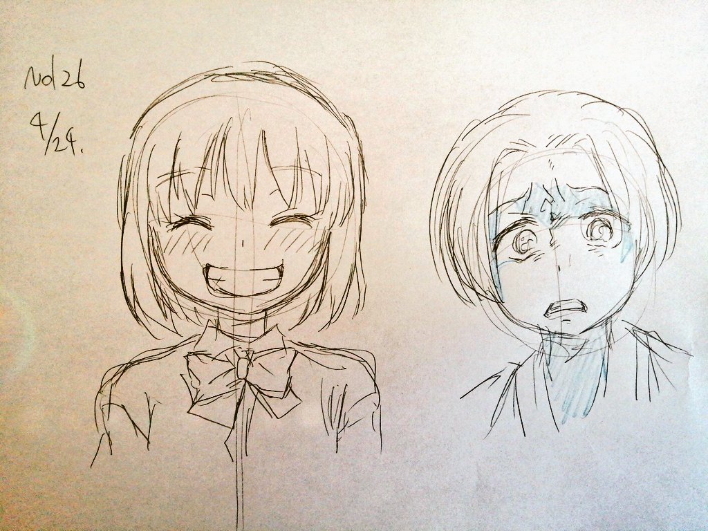 #1日1模写 125.126/365 