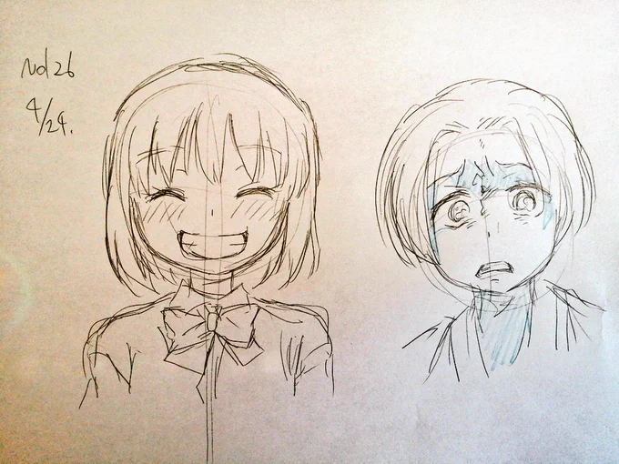 #1日1模写 125.126/365 