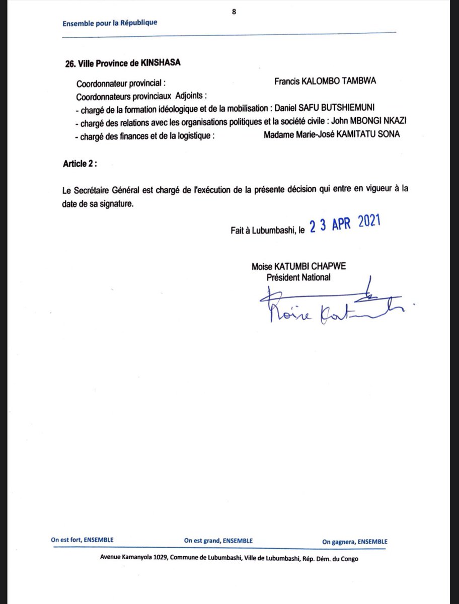 ENSEMBLE POUR LA REPUBLIQUE tweet media