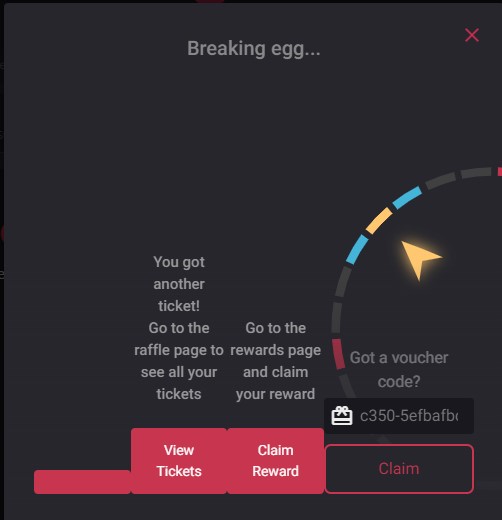 killerno182's tweet image. I got myself the perfect egg lol.
For me this event is not about the price cause I know I'm dont have any luck left 😂, but the journey is fun, thank you @CSGO500 @TheSuspect500