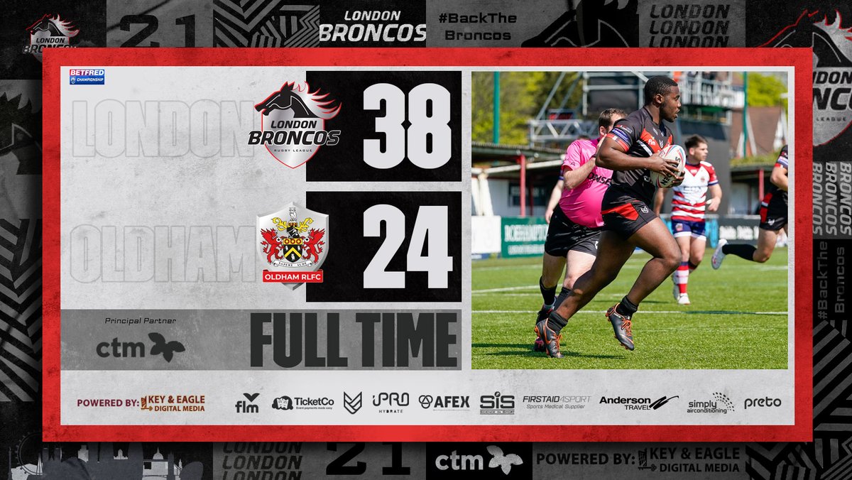 𝙁𝙐𝙇𝙇 𝙏𝙄𝙈𝙀 | 38-24 

#BackTheBroncos ⚫️⚪️🔴