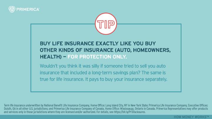 CONTACTTME's tweet image. When it comes to life insurance, there is a good rule of thumb to follow: buy it for protection only.  bit.ly/PriDisclosures