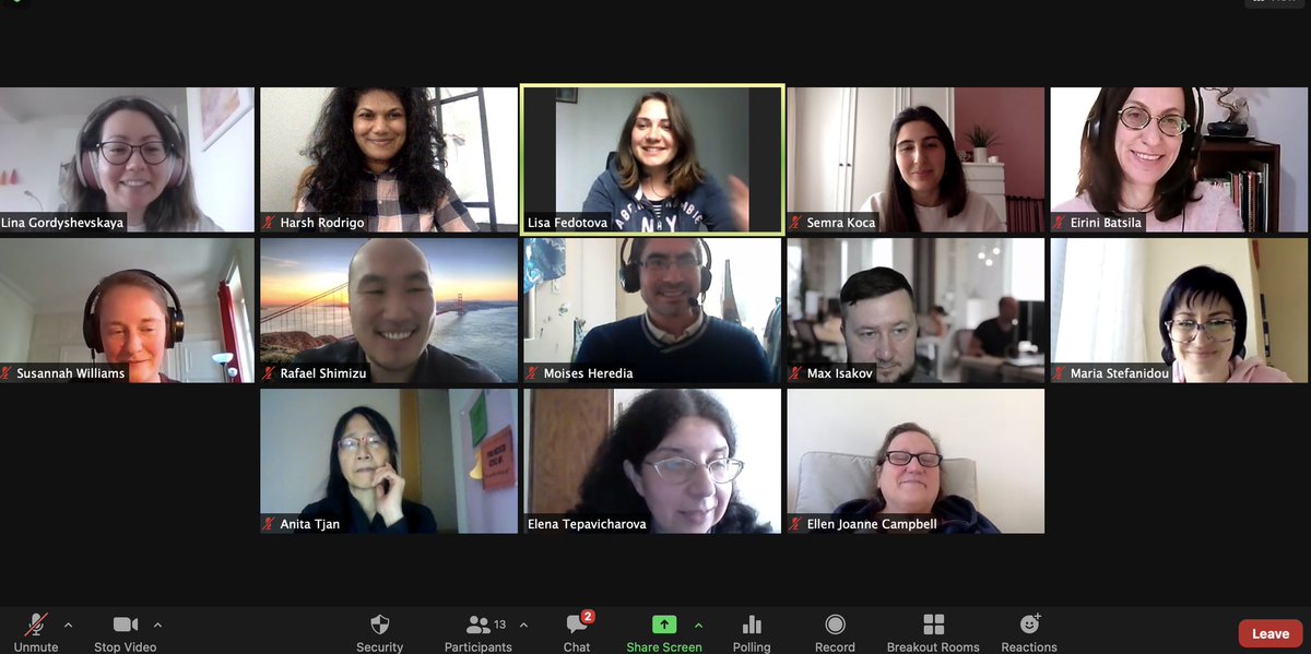 Today's #eltlessonjam with <a href="/ELTbyLina/">Lina Gordyshevskaya ˈliːnə</a> &amp; <a href="/lizavismut/">lizavismut</a> was amazing! We had old &amp; new jammers joining from all over the world. 💚🌏

If you missed this session we have a 2nd one tomorrow 25.4 at 14:00 CEST! Register now 👉 us02web.zoom.us/meeting/regist…