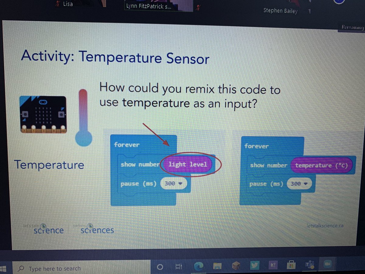 Miss_L_Class's tweet photo. Great session with @LetsTalkScience Great learning with the @microbit_edu and so many awesome projects and ideas! Feeling very motivated! @LaurierEdu @jmuellerprof @FitzpatrickLynn https://t.co/XDhDccpzW0