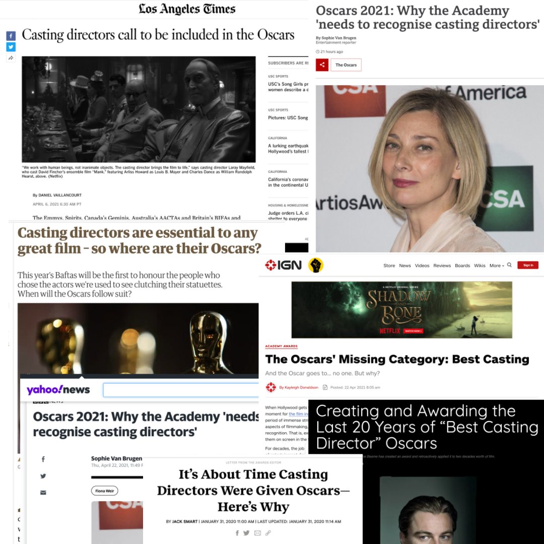 csacasting's tweet photo. It’s time we #celebratecasting by creating a category for #bestcasting at @theacademy Oscars. 93 years of celebrating collaboration in film is 93 years too many to not include some of the first collaborators on a film, the #CastingDirector

Do you agree? Retweet &amp; tag @theacademy https://t.co/V281ac9Vwp