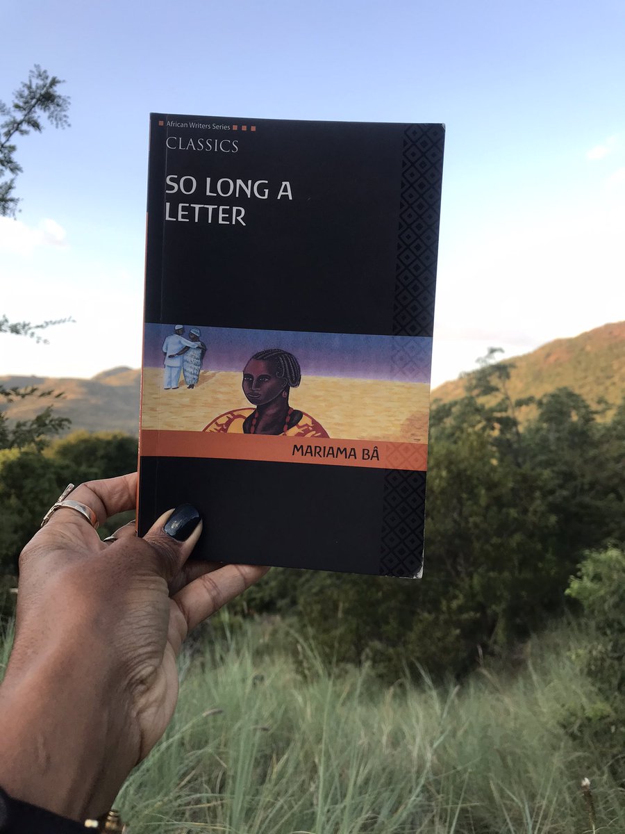 Holiday or not there was no way I would miss @HarareBookClub discussion of this masterpiece 🙌🏾your book reviews are edifying as always 🙏🏾 #AWS #AfricanLitClassics #SoLongALetter #AfricanFeminism #SenegaleseLit 📚