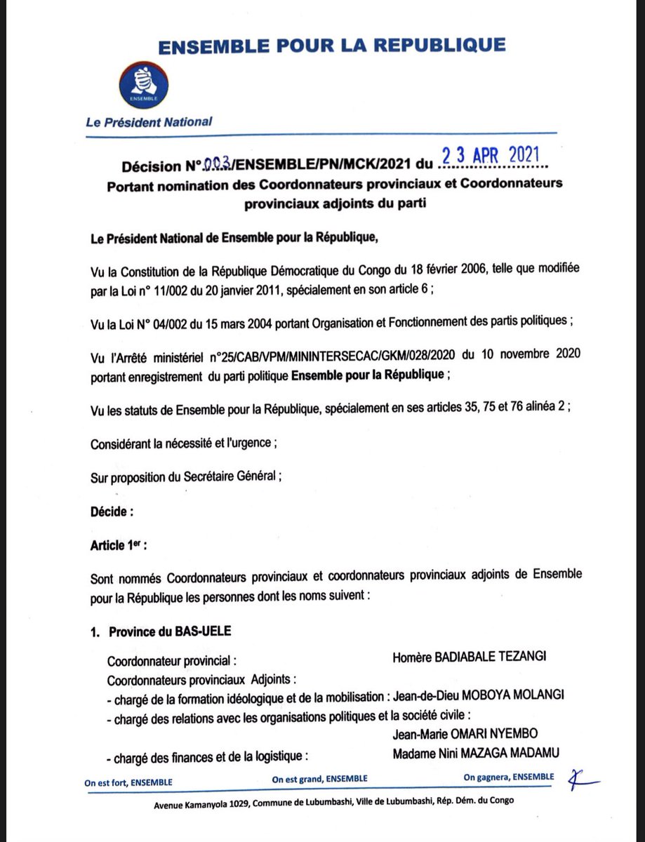 ENSEMBLE POUR LA REPUBLIQUE tweet media