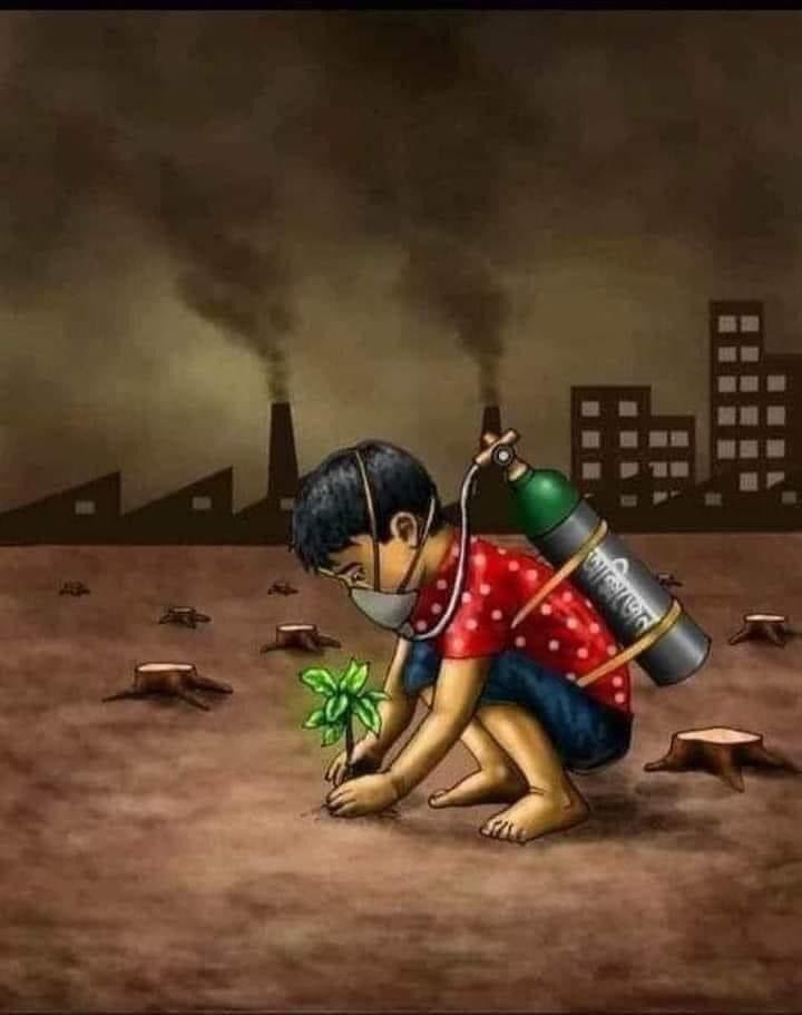 This picture was published after the lack of oxygen in India.
Prime Minister <a href="/ImranKhanPTI/">Imran Khan</a>  launched the Billion Tree project in KP province 7 years ago, which was ridiculed
Imran Khan has always thought of generations to come. <a href="/Plant4Pak/">10 Billion Tree Tsunami</a> <a href="/UNEP/">UN Environment Programme</a> <a href="/aminattock/">Malik Amin Aslam</a> <a href="/zartajgulwazir/">Zartaj Gul Wazir</a> <a href="/UNFCCC/">UN Climate Change</a>