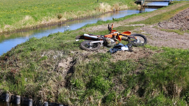 Motorrijder gewond bij eenzijdig ongeval in Annen..