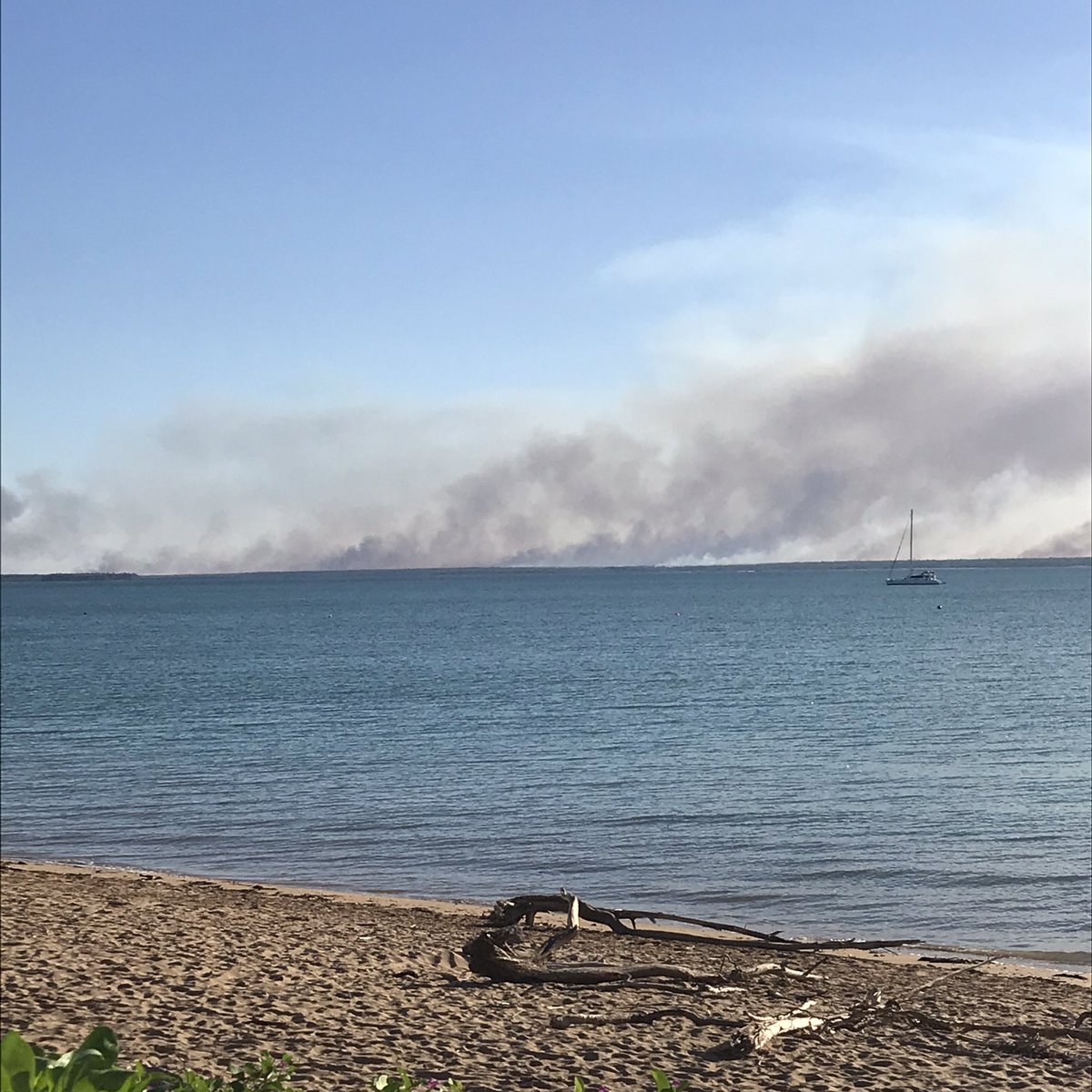 The burn off is starting early?