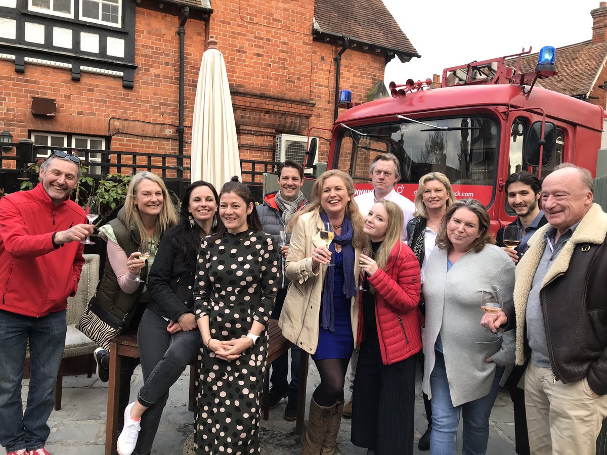 <a href="/FireChampagne/">champagne fire truck</a> @TheMillerofMan <a href="/mary_galer/">Mary Galer FBII</a> <a href="/FSommeliere/">FlyingSommeliere</a> <a href="/julesvino/">Julian Kirk</a> <a href="/PippiMort/">Pip Mortimer</a> #firsteversabrage ... so much fun with <a href="/marygalerie/">Mary Sabbatino</a> <a href="/leSabredor/">Confrérie Sabre dOr</a> <a href="/FireChampagne/">champagne fire truck</a> <a href="/CruDrinks/">DrinksCru</a> and <a href="/WineJobsGB/">Wine Jobs GB</a> #FounderAmbassadors 🥂🍾🔥🚒