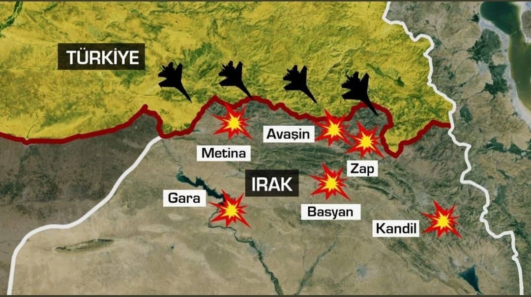HNet24's tweet image. Türk silahlı kuvvetleri Irak'ın kuzeyine kara harekatı başlattığını duyurdu.
Allah yar ve yardımcınız olsun🇹🇷🇹🇷
