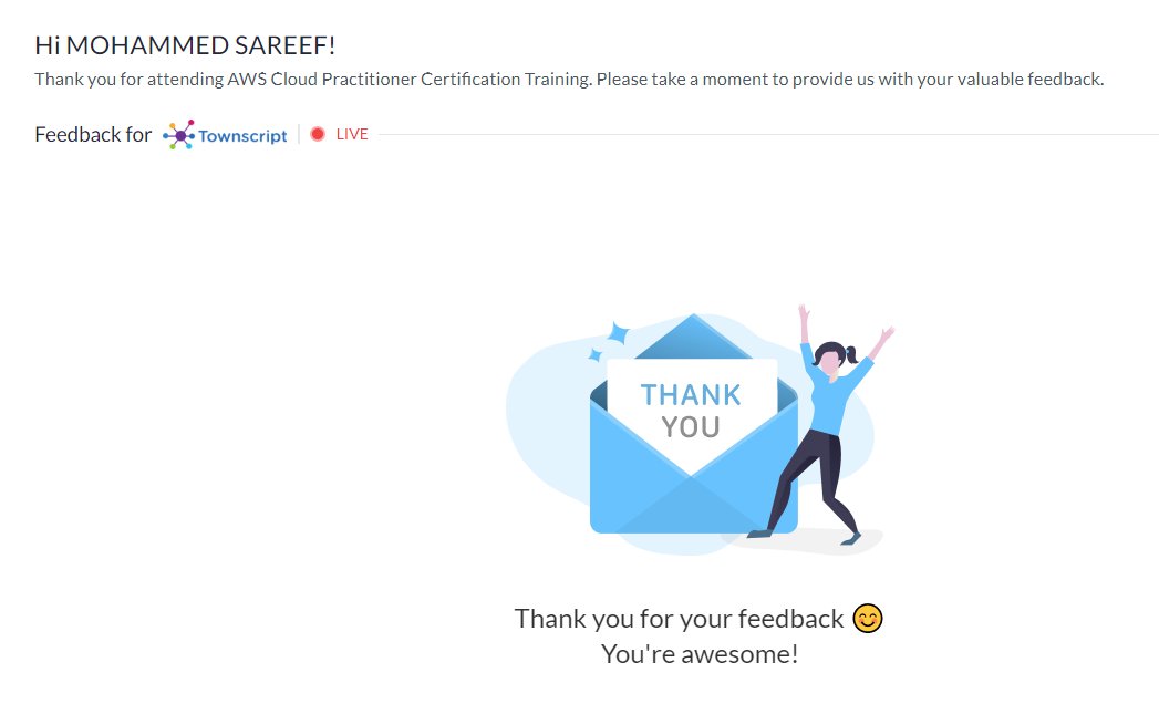 devmsharif's tweet photo. Finally Completed AWS Cloud Practitioner Certification Traning with DevOpsHub it was amazing ! https://t.co/FYaZUO9nqp