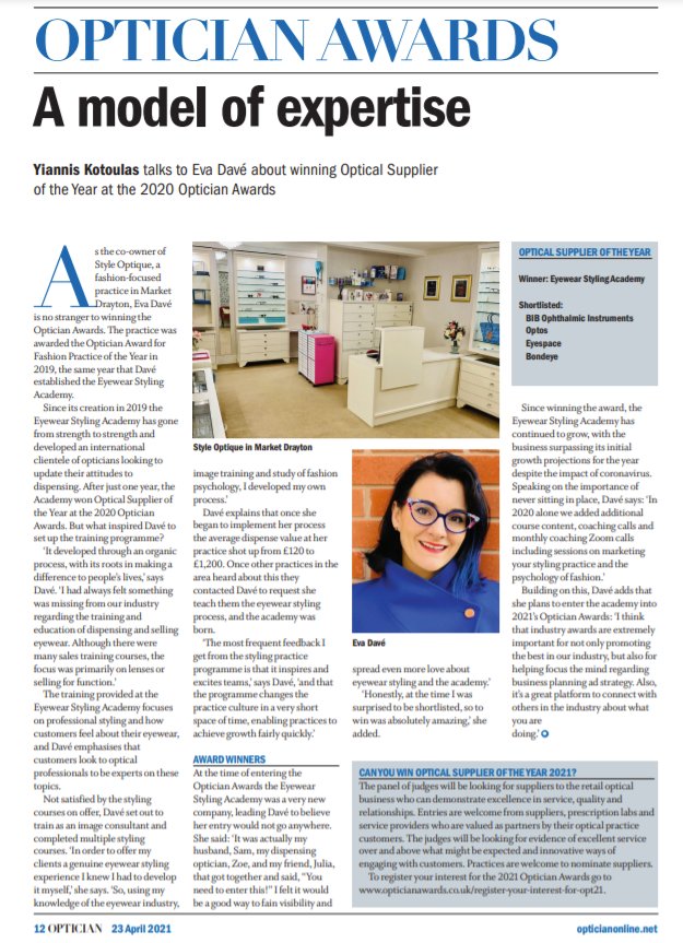 Eyewear Styling Academy tweet media