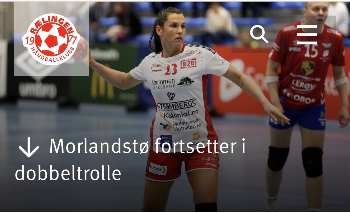 Morlandstø fortsetter i dobbeltrolle ➡️ rhk.topphandball.no/?p=56782