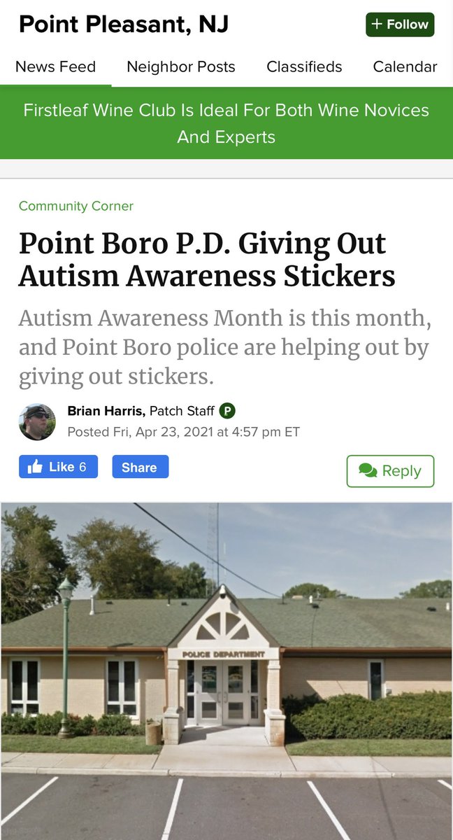 Joanna Abramo, Ed.D. (@abramoed) on Twitter photo I am proud to know that my community is in support of individuals with Autism and their families. Thank you for <a href="/Point_Boro/">Point Pleasant Boro</a> and the Point Pleasant Boro Police Department for spreading awareness and acceptance in our community. #autismawareness I am proud to know that my community is in support of individuals with Autism and their families. Thank you for <a href="/Point_Boro/">Point Pleasant Boro</a> and the Point Pleasant Boro Police Department for spreading awareness and acceptance in our community. #autismawareness