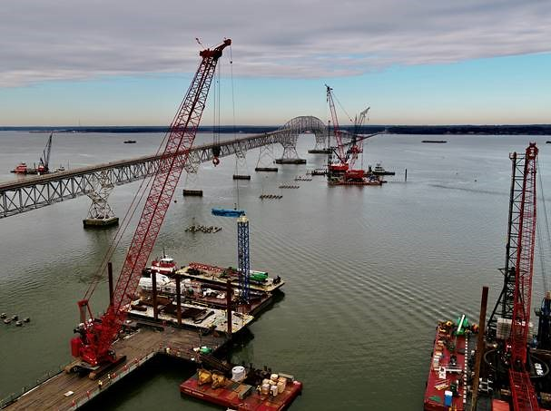 TheMDTA's tweet photo. 30 days of #MDOTgreen: @TheMDTA replacement of Nice-Middleton Bridge over #PotomacRiver in @CharlesCoMD will use the old bridge to make an artificial fish reef. #EarthDay2021 https://t.co/SPlSNymDBR