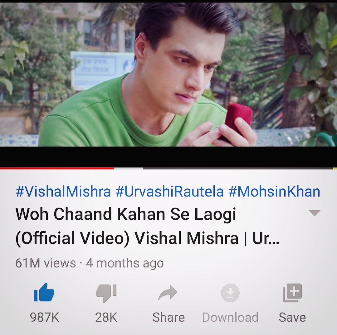 Congratulations @momo_mohsin for crossing 61M on #wohChaandkahanselaogi 🥳💃🎊🎉😘

#MohsinKhan