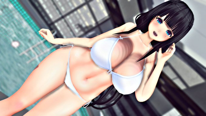 やっぱり清楚な娘には白が似合うね… #COM3D2 