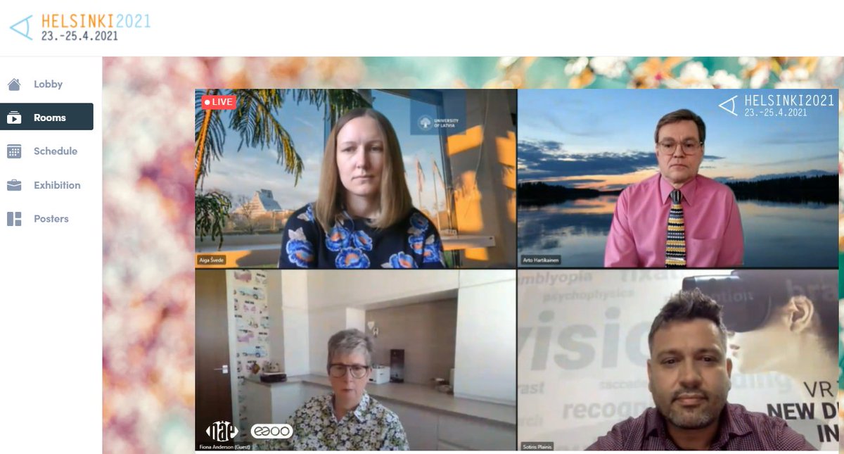 It's a busy Saturday at #EAOOHelsinki2021, with great sessions in the plenary room &amp; open paper sessions. Here's a snapshot 📸

#optometry #optics