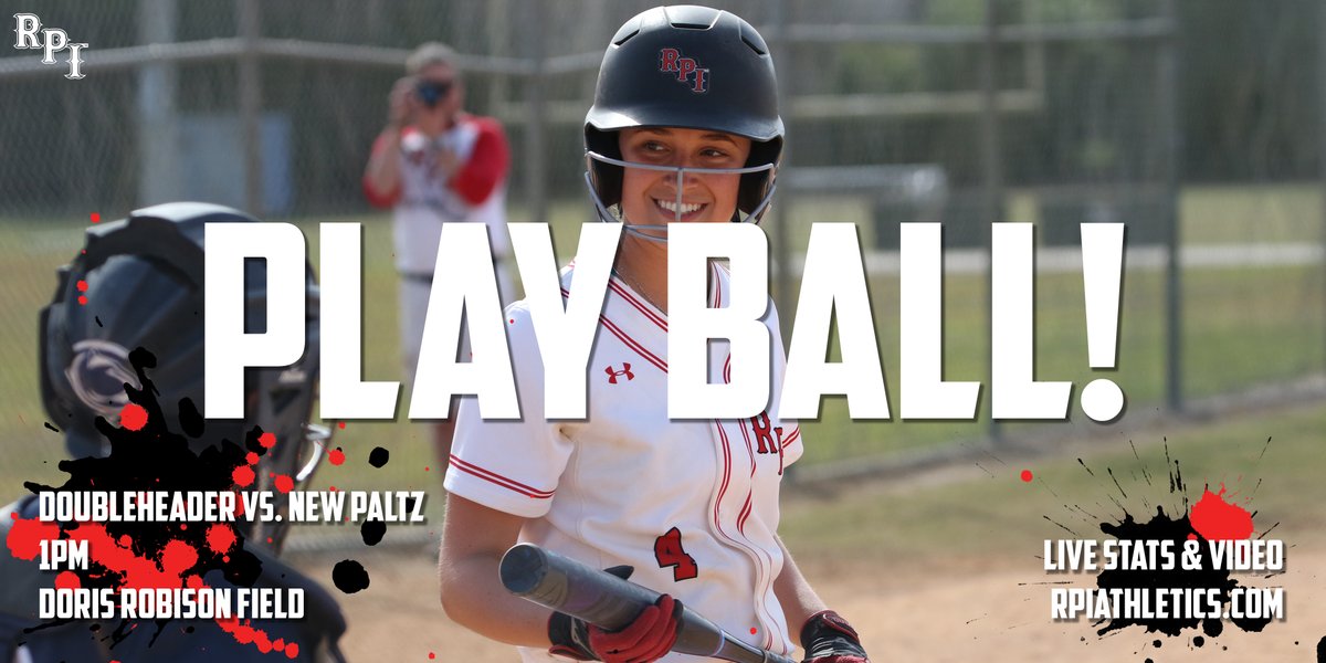 RPI Athletics (@rpiathletics) on Twitter photo It's Game Day for <a href="/RPI_Softball/">RPI Softball</a>!
🆚 <a href="/nphawks/">New Paltz Hawks</a>
📍 Doris Robison Field
⏲️ 1pm
📊 bit.ly/3sICYPH
💻 bit.ly/3dMWkPp
#d3sb #RPISB It's Game Day for <a href="/RPI_Softball/">RPI Softball</a>!
🆚 <a href="/nphawks/">New Paltz Hawks</a>
📍 Doris Robison Field
⏲️ 1pm
📊 bit.ly/3sICYPH
💻 bit.ly/3dMWkPp
#d3sb #RPISB