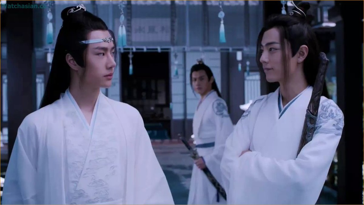 lol jiang cheng at the back was like "what's wrong with these mfs, gazing at each other in the middle of the day?"