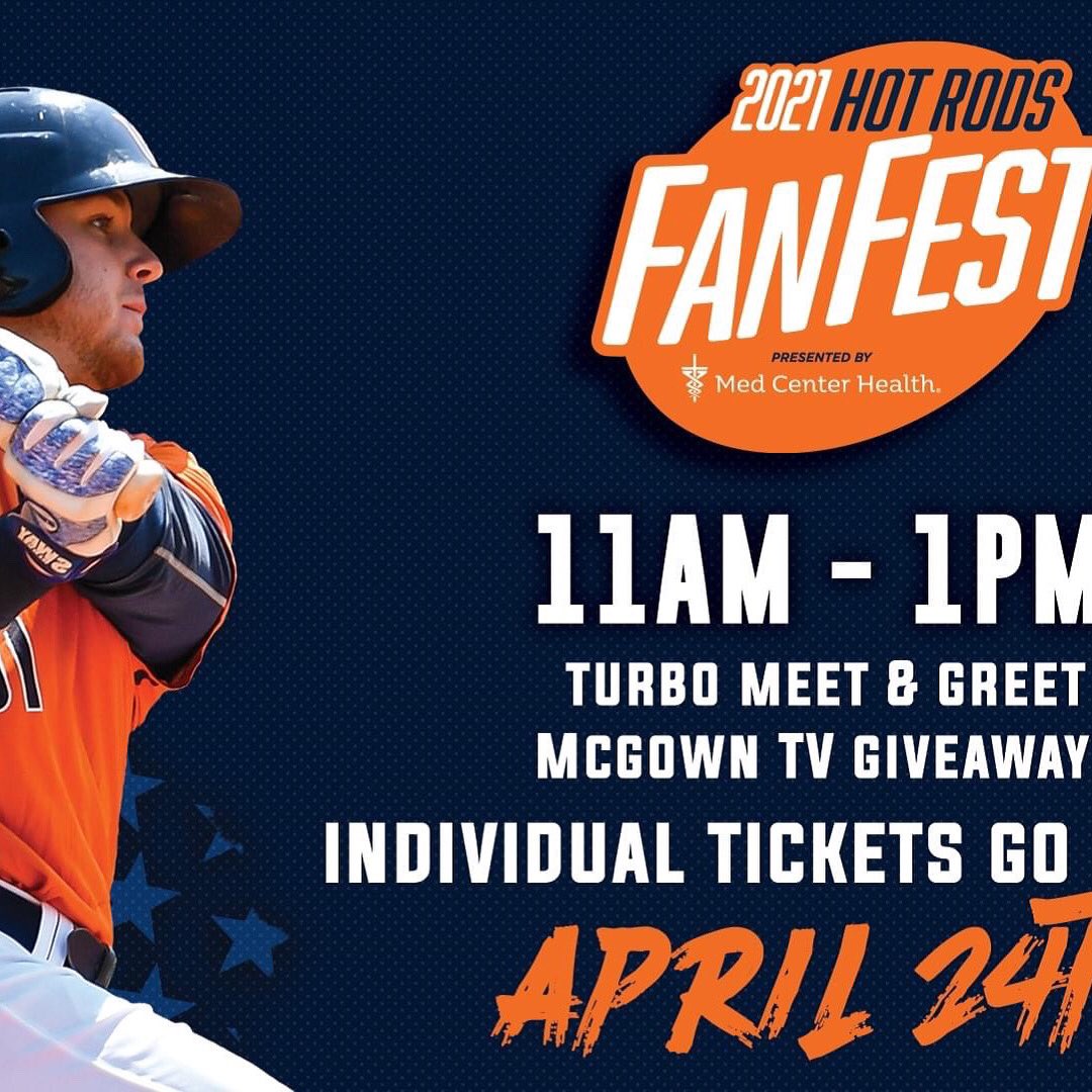 Today’s the day.  We’ll be set up under the concourse. Don’t let a little rain spoil a good day! <a href="/BGHotRods/">Bowling Green Hot Rods</a>