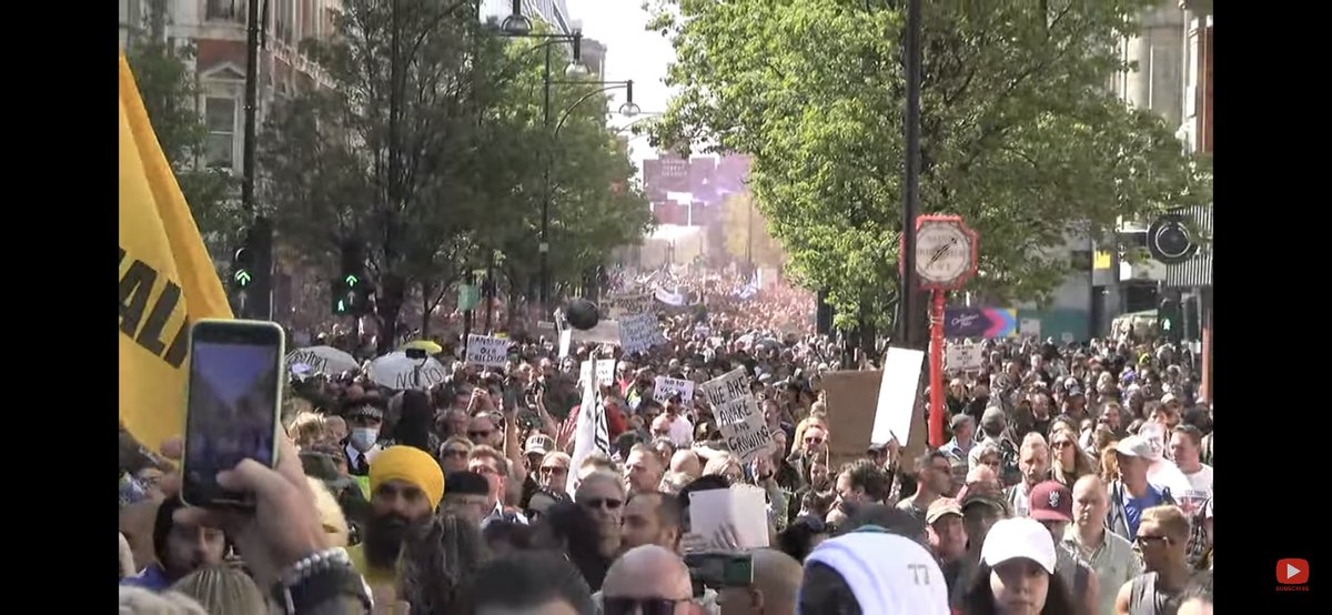 jilicious's tweet image. Sea of amazingness. This is the biggest one yet and has to be heard. #londonprotest #lockdownprotest