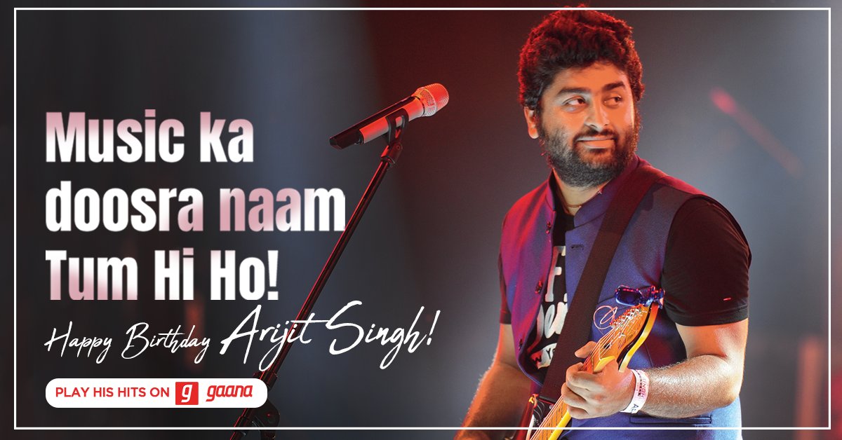 gaana's tweet photo. 'Kabhi jo badal barse', ya jab 'Sooraj dooba hai', har mausam mein 'Muskurane ki wajah' inhi ke gaane hain ☺️!
Happy Birthday to the singer, music director and composer @TheArijitSingh! https://t.co/sW0R8zic4C

#HappyBirthdayArijitSingh https://t.co/8HqHzH0CJb