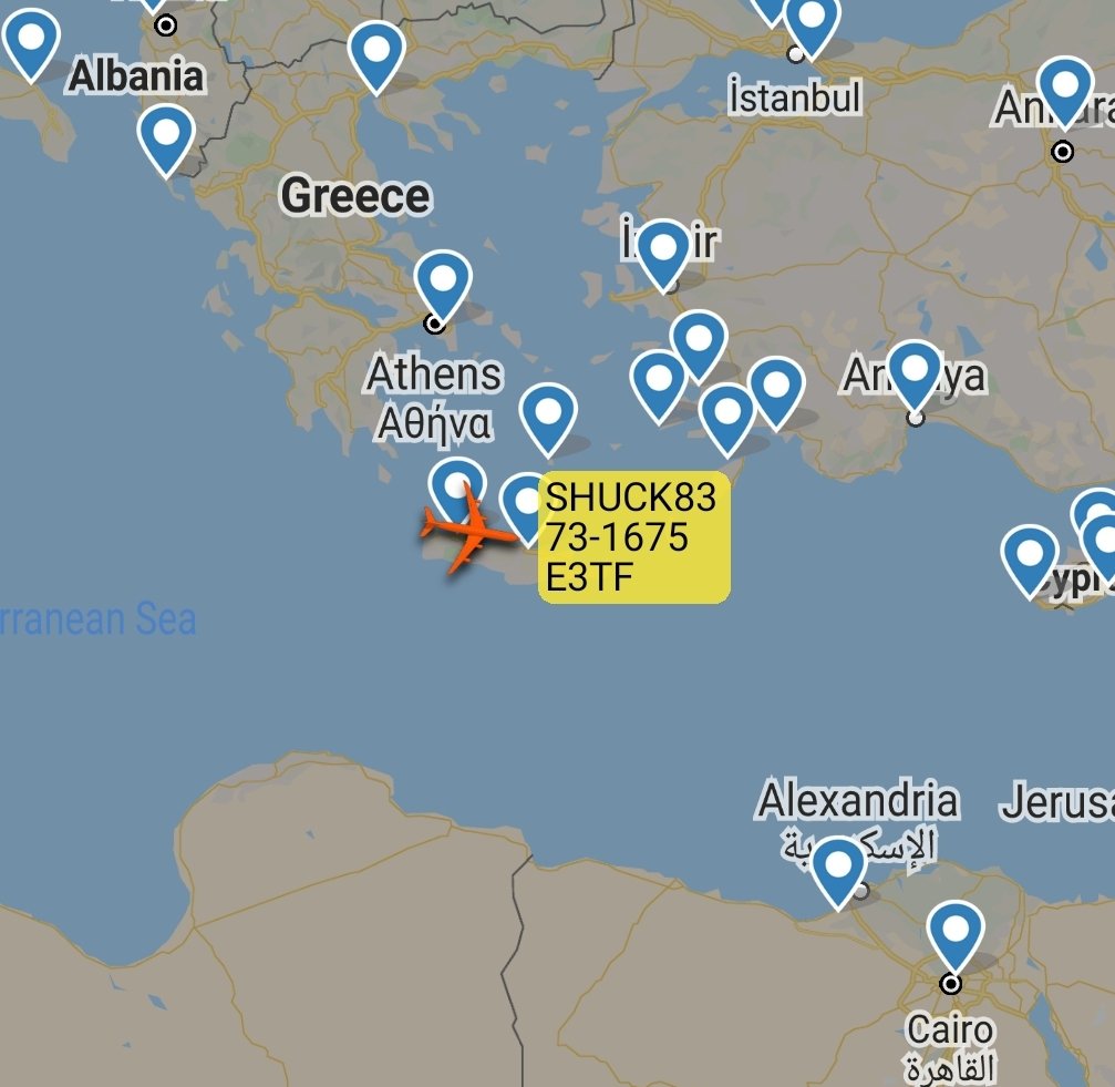 is_keelu's tweet photo. #USAF
Boeing E-3B Sentry 

#SHUCK83 73-1675 #AWACS https://t.co/Wp74AFOyPj