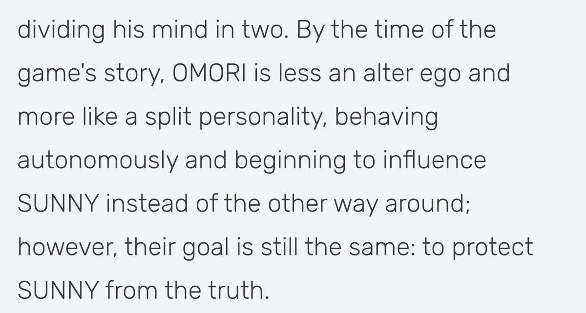 // omori , suicide , sysphobia , pluralphobiaif you somehow dont believe me on that last point, heres some more proof. they literally use the terms headspace and spilt personality you cant get much more clearer than that on how fucked up this is