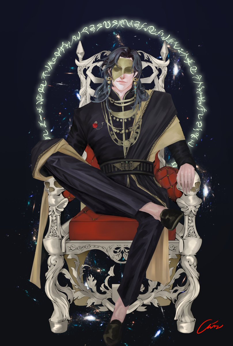 Blood_PIL's tweet photo. #LCVN4thEvent]

อเคนาเตนปรากฏตัวในงาน มันนั่งอยู่ในมุมหนึ่ง อาภรณ์สวมใส่เป็นสีดำ ประโคมกายด้วยทองคำเกือบทั้งตัว https://t.co/2cpnheZSQN