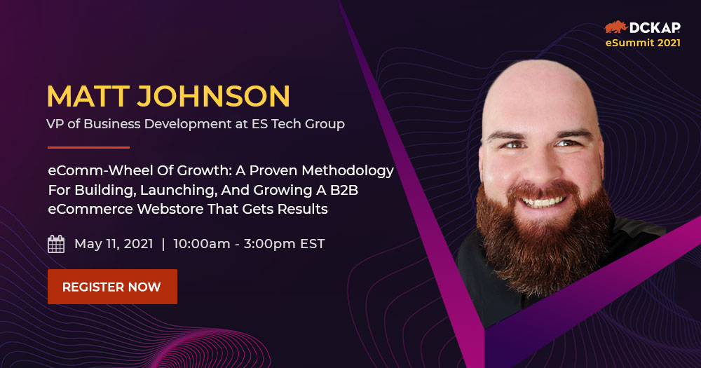 DCKAP's tweet image. Your product quality needs the right #eCommerce arsenal to translate into a strong profit graph. Unlock how eCommerce triggers growth from Matt Johnson, VP of Business Development at @es_tech_group at the upcoming #DCKAPeSummit.

Register now: summit.dckap.com

#B2B #DCKAP