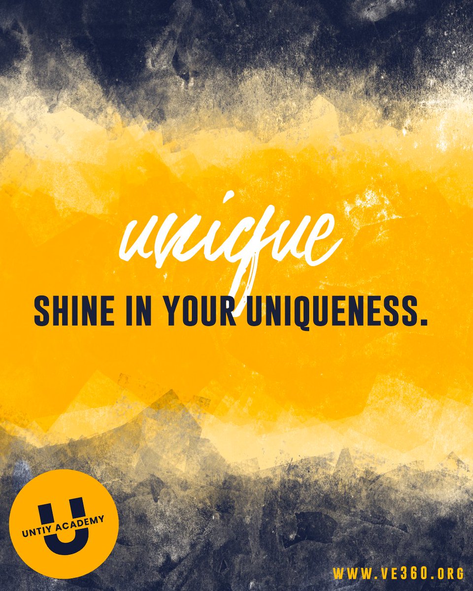 UnityAcademy3's tweet image. There is no one like you. #YouAreUnique. That means that you are special, #irreplaceable, loved, and supported. Take a look in the mirror, and even if you don't like what you see, understand that you were created for greatness! #WeBelieveInYou #WeAreUnity