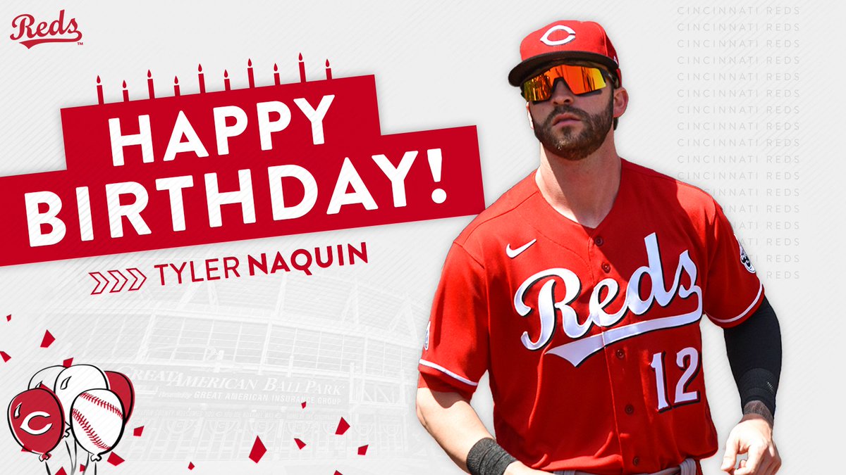 Cincinnati Reds on X: Happy birthday, Tyler Naquin! 🥳   / X