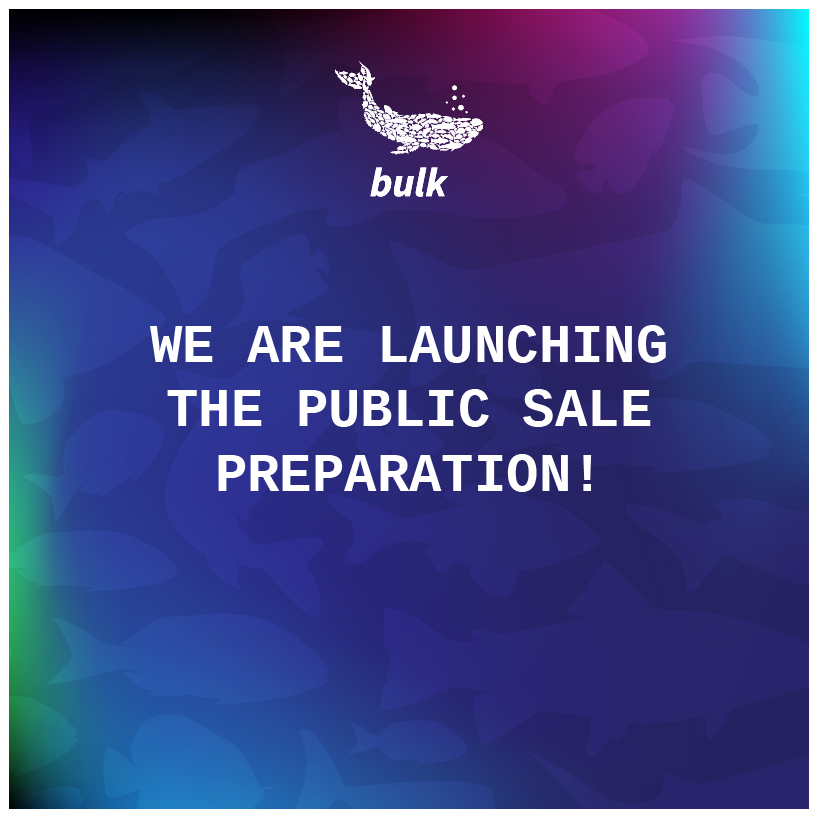 Hi everyone! We are almost there! We are launching the Public Sale preparation program! All the details can be found on our Telegram channels (links in the description).