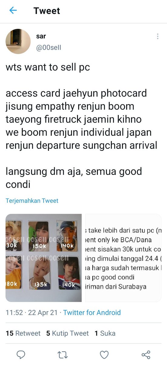 jechanoy's tweet image. [HELP RT❗❗]

PENIPU TAKE ALL PHOTOCARD @00seII 

—THREAD