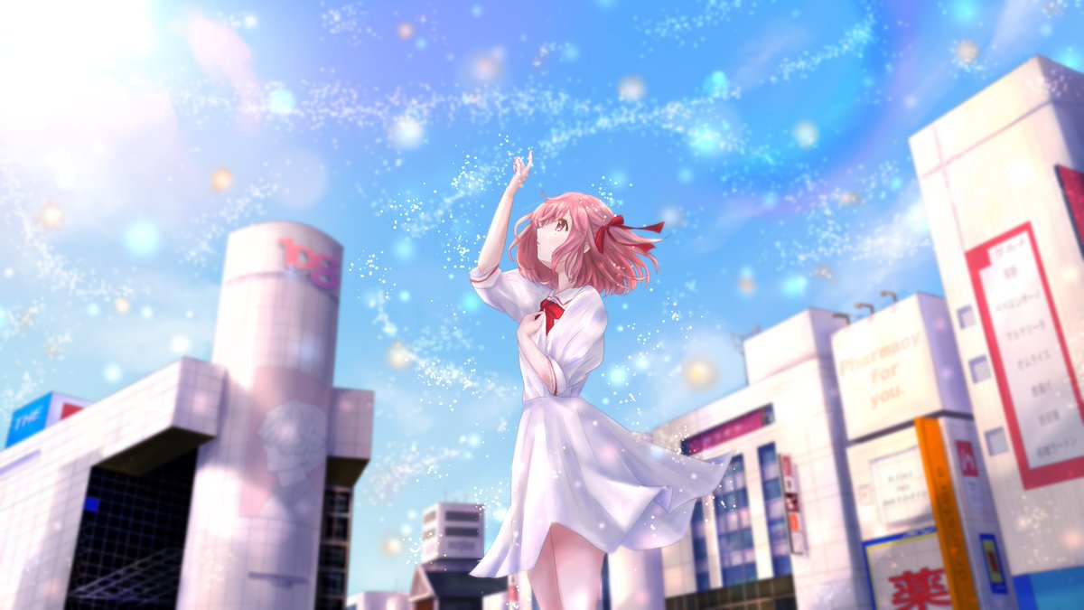 Erika 三上加味さん T Co Kbrxkps05g のボカロ曲 晴天ノ霹靂 のイラストを描かせていただきました とても感動する歌詞です 綺麗で幻想的なミュージックビデオですので ぜひご覧くださいね T Co 7wjhinp5y1 イラスト