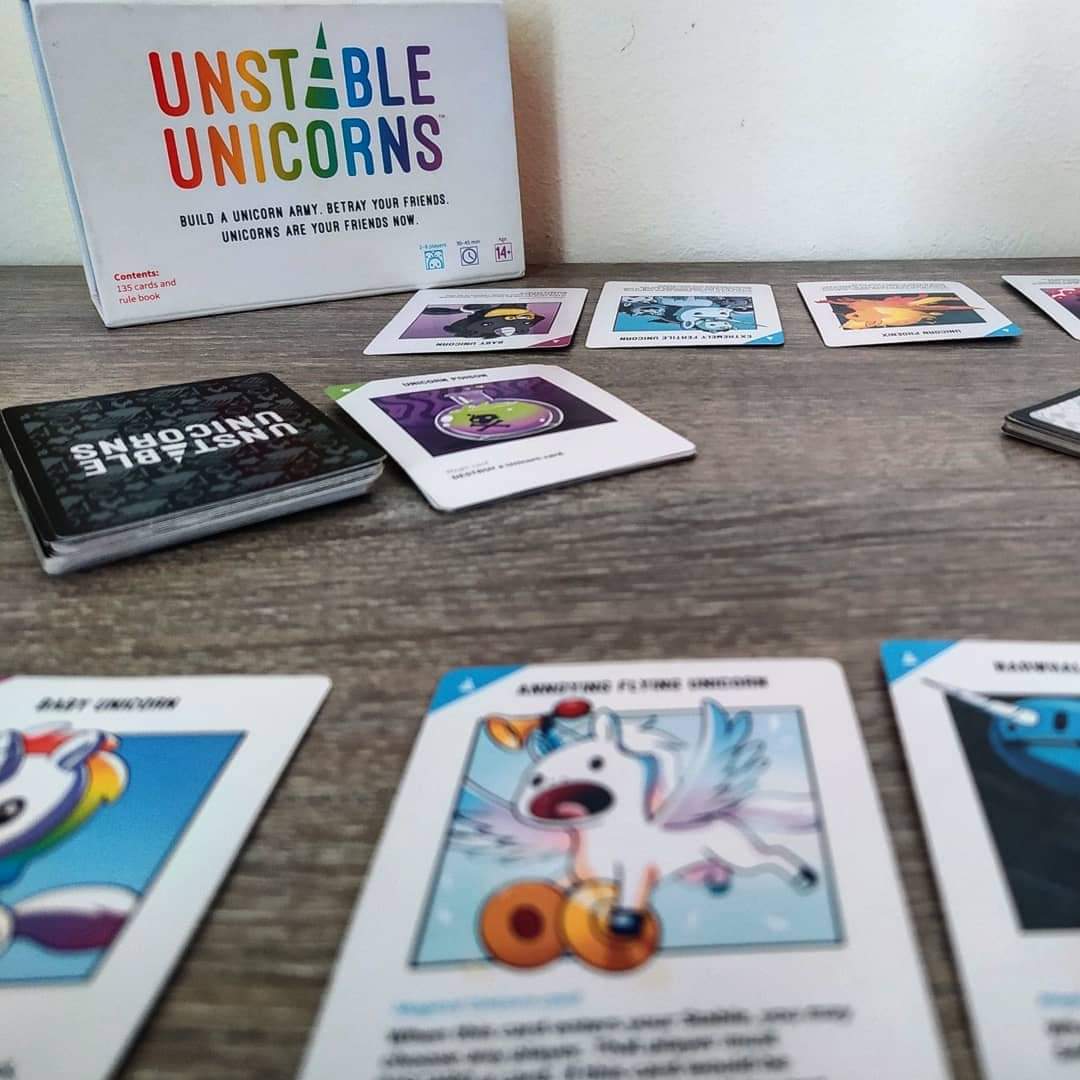 boardgame_nerds's tweet photo. Unstable Unicorns! π¦
Do you think that Unicorns are just cute and lovable? Well, you should try this card game! ππ€©
A strategy card game by @unstable_unicorns π
#unstableunicorns #boardgamegeek
#cardgame #boardgames #unicornslovers https://t.co/8NWVm6EX1P