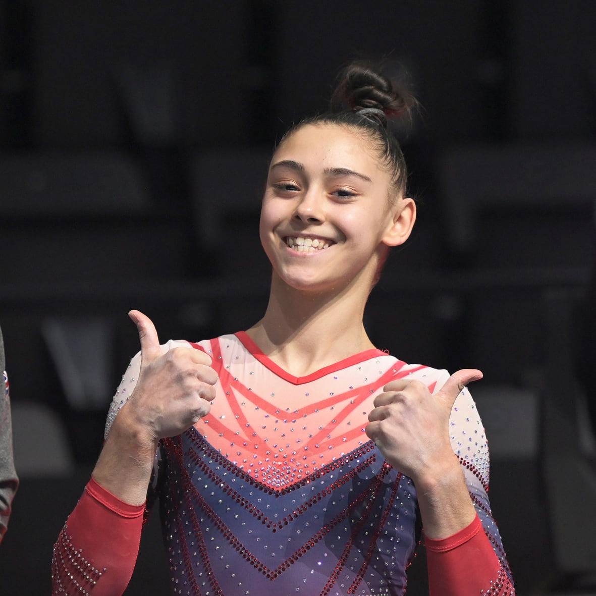 TeamGB's tweet photo. 🥈A star is born - SILVER for @JessicaGadirova! 

Two brilliant vaults bring the 16-year-old a second European medal on her senior debut 👏👏👏

📸@UEGymnastics https://t.co/9aMPl2VQ6J