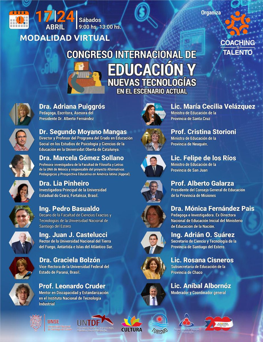 En horas de la mañana el presidente del CGE <a href="/jalbertogalarza/">Juan Alberto Galarza</a> expuso en el "Congreso Internacional de Educación y Nuevas Tecnologías en el escenario actual" acerca de la experiencia desarrollada en la provincia de Misiones.