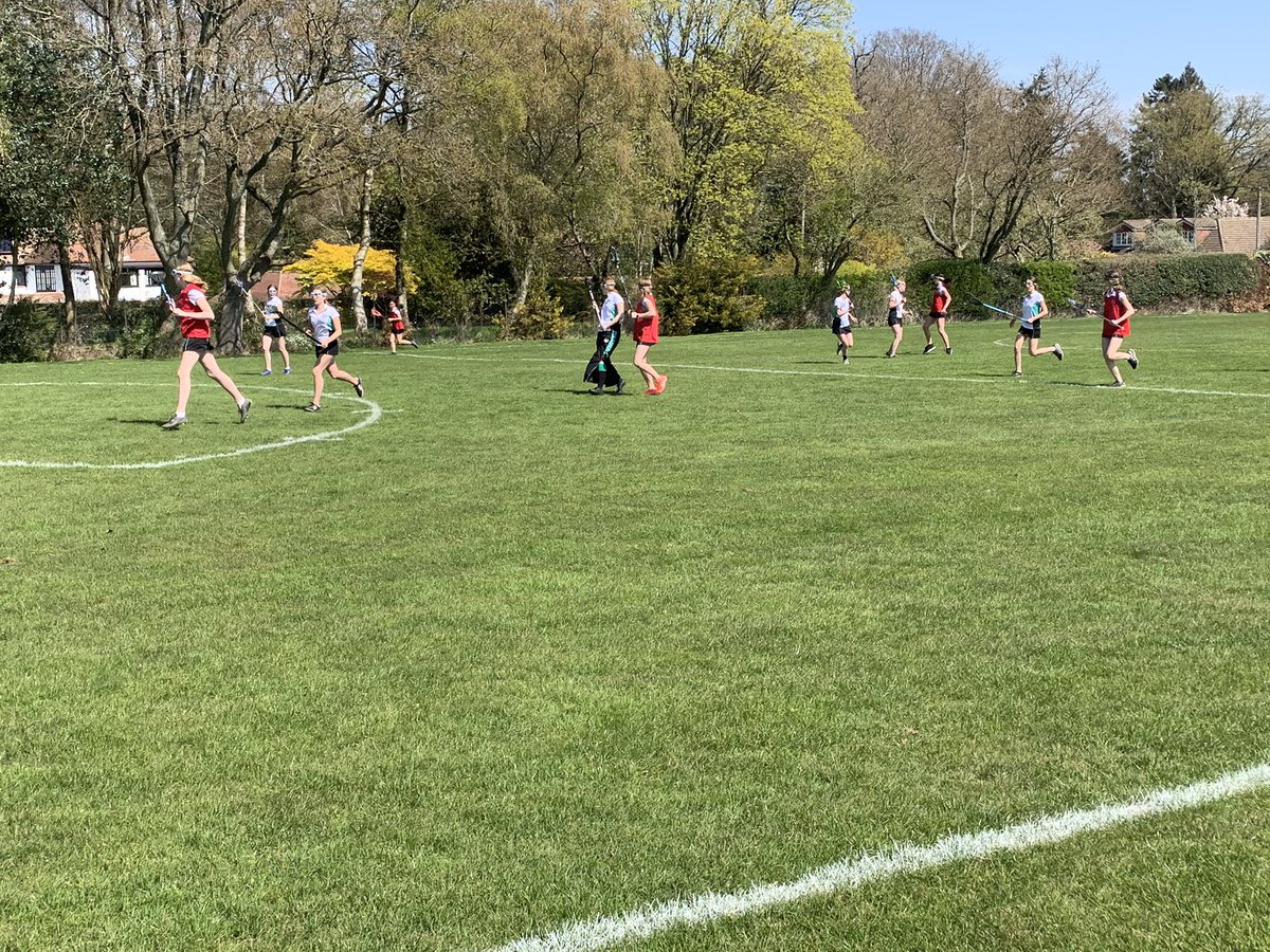 A beautiful afternoon for a spot of sport...and a hand stand photo bomb from Tilly Mac! <a href="/AGSDowneHouse/">Downe House AGS</a> <a href="/DHSport1/">Downe House Sport</a>