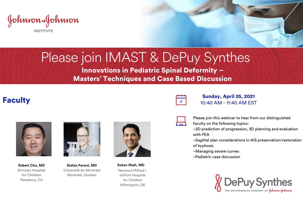 Looking forward to co-chairing this session with <a href="/drsukenshah/">Dr. Suken A. Shah</a> and Dr. Stephan Parent tomorrow!  Hope to see you there (virtually)