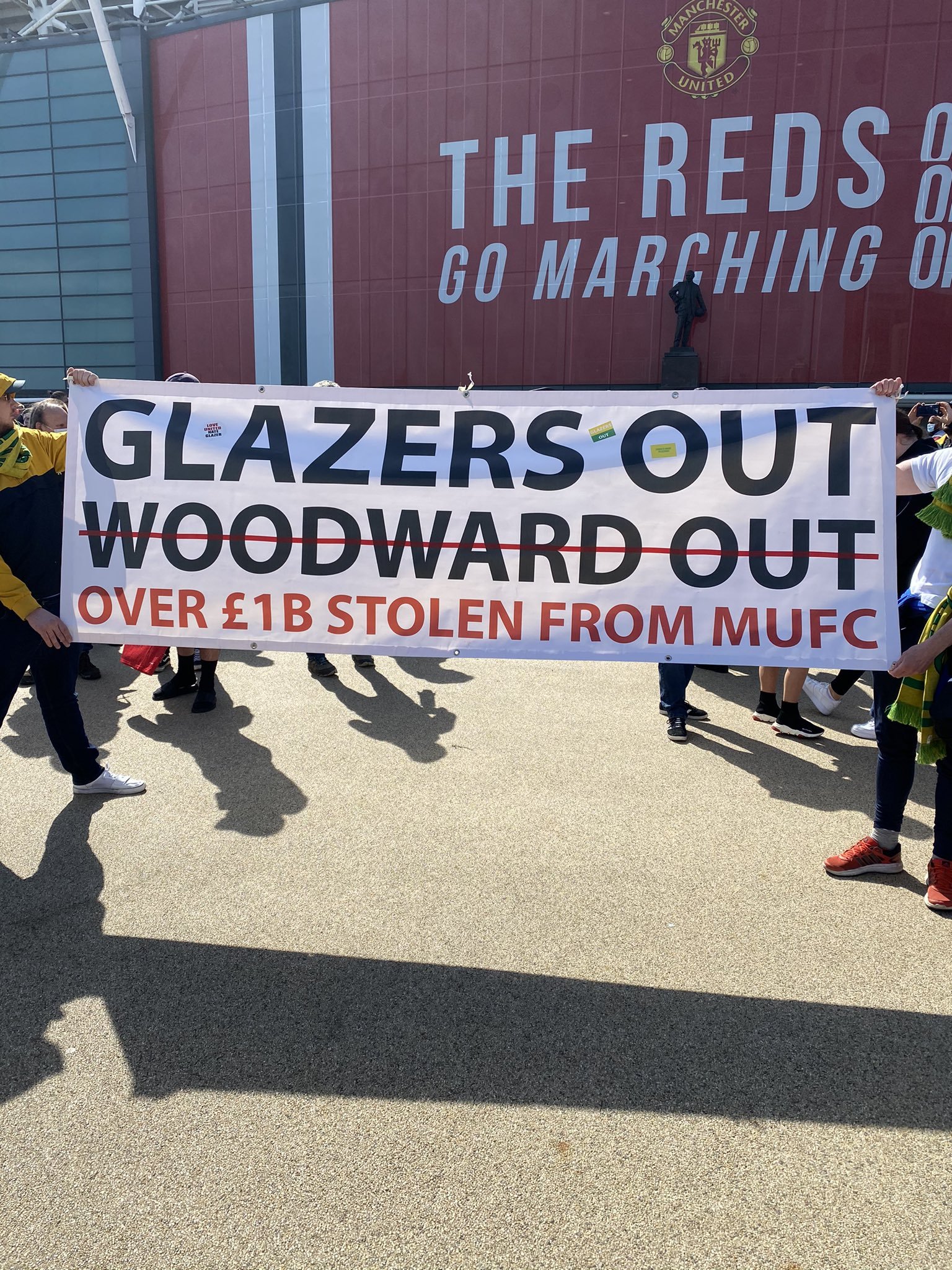 United Peoples Tv Green And Gold Until We Re Sold Glazersout
