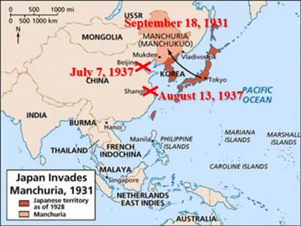 By 1937, Japan was invading China. In early 1938, Germany annexed Austria and later that year moved against Czechoslovakia. By 1939, Germany had seized Czechoslovakia and war in Europe was on the horizon.
