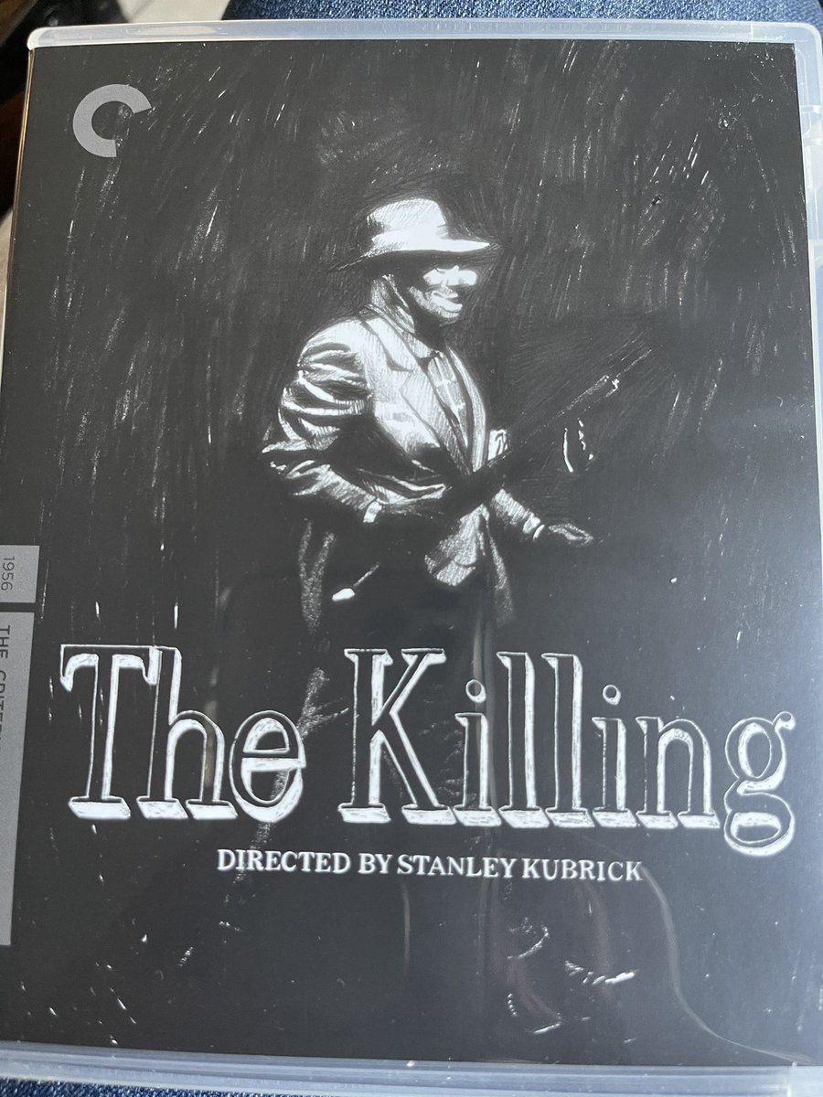 CitizenScreen's tweet photo. Getting ready to watch my #Criterion of Stanley Kubrick’s THE KILLING (1956) for a #3rdRowCenter discussion later https://t.co/fgRWUYHrlM