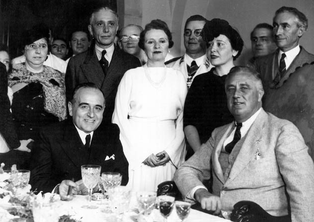 The US also sought diplomatic strength through improving relations with the Soviet Union (1933) and the Philippines (1934) and a “good neighbor” policy approach with Latin America.