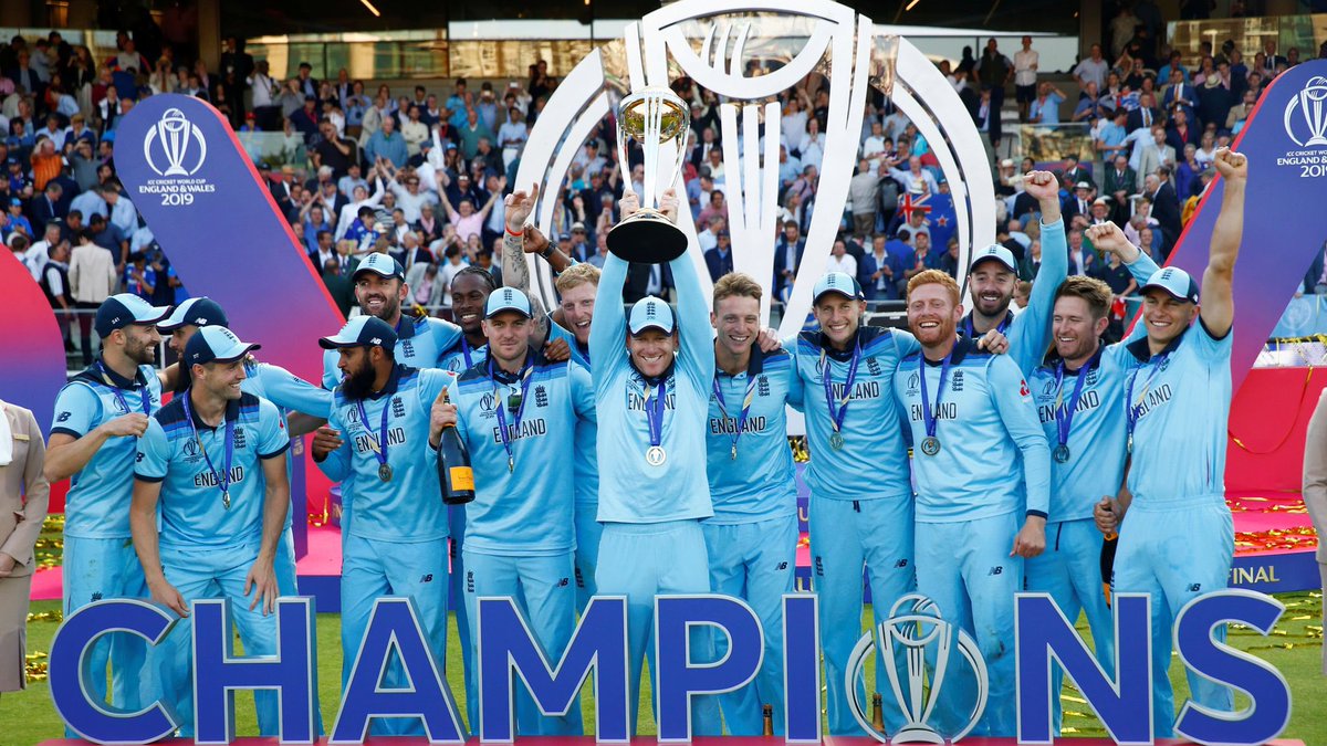 England won their first ever cricket World Cup